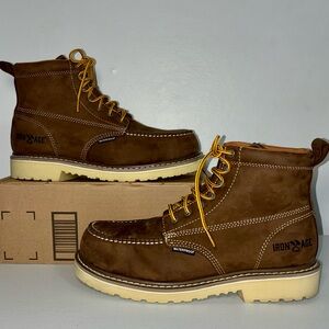 Iron Age SOLIDIFIER 6" Waterproof Composite Toe Boots IA5062 Men’s Size 10 M